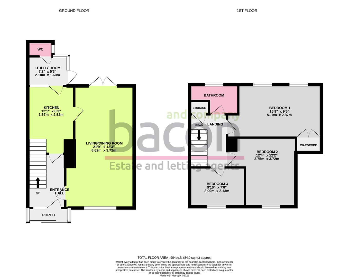 Floor Plan | House - Terraced | Palmerston Avenue, Goring-By-Sea, BN12 | For Sale